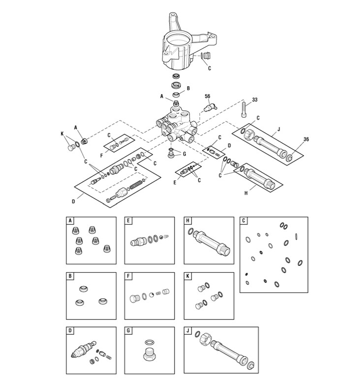 020537-01 pump 705445 parts